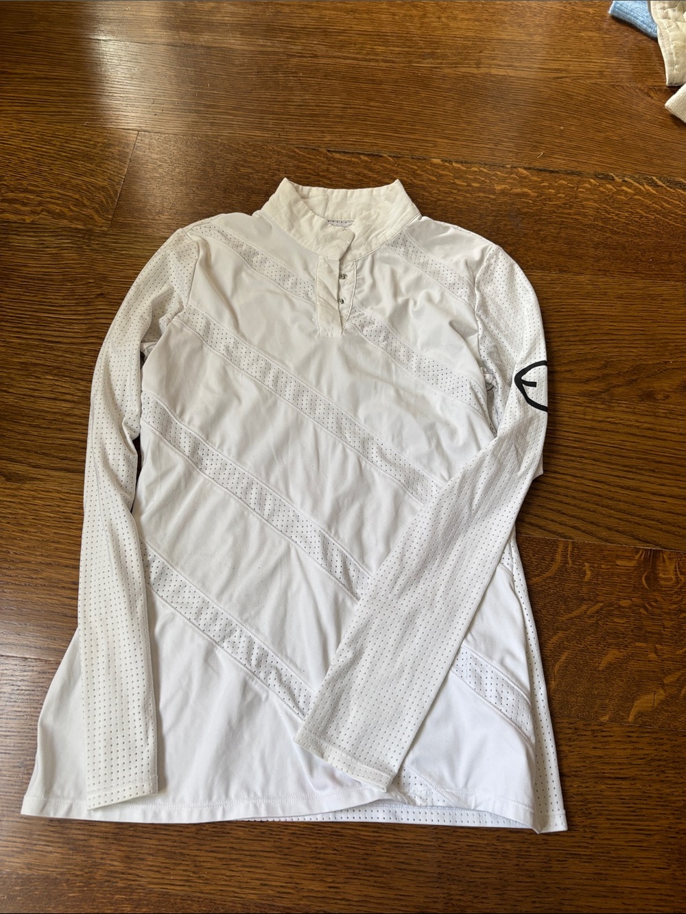 Equestrian Team Apparel White Women's Long Sleeve Shirt